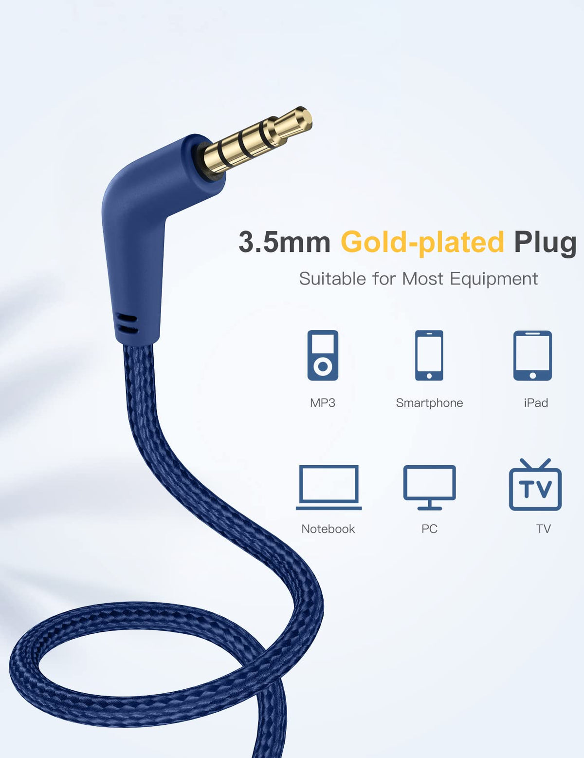 3.5mm jack keeps devices connected for online study