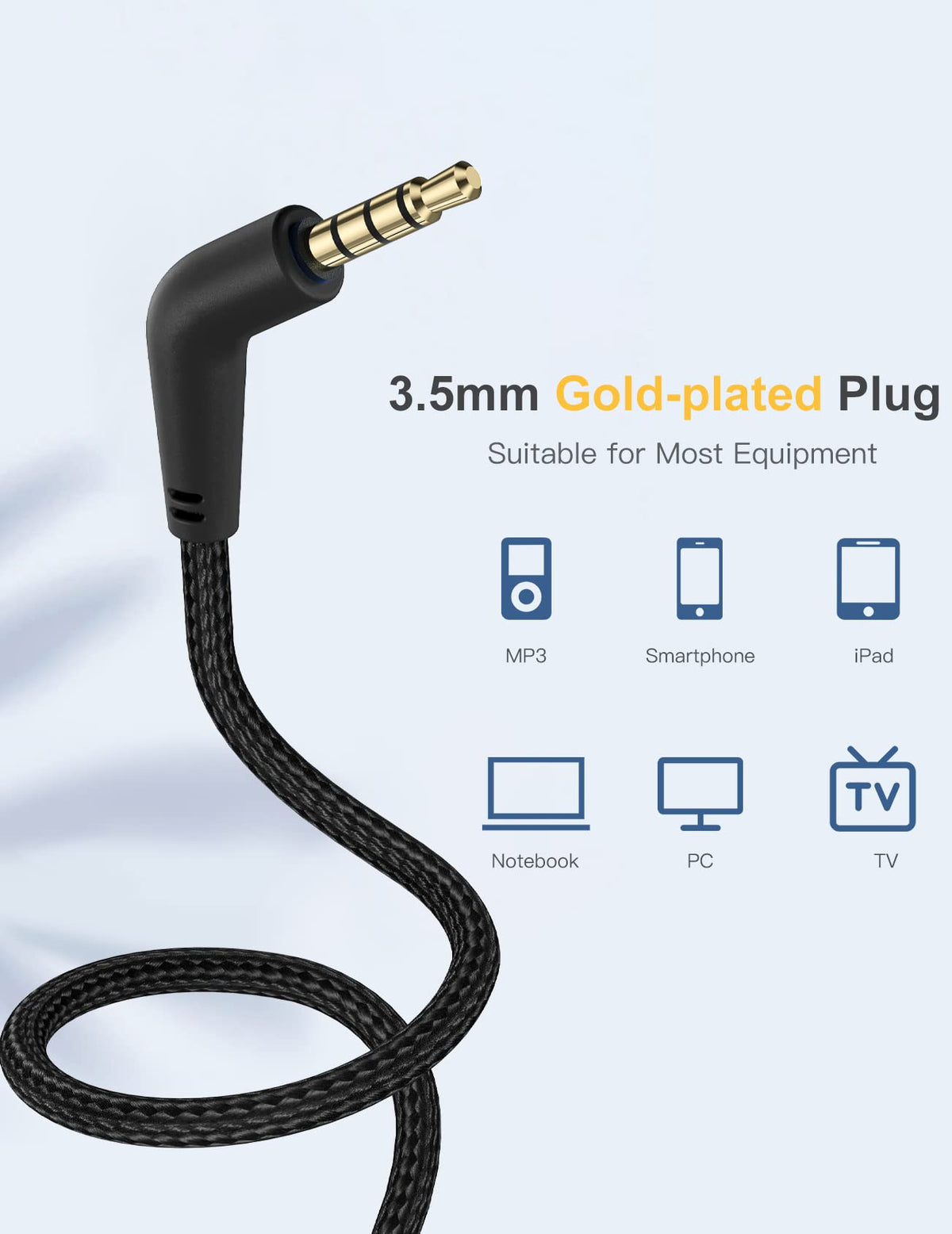 Nabevi kids headphones 3-5mm plug compatibility with most devices