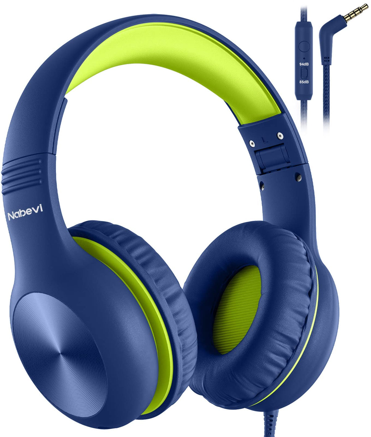 Nabevi Kids Headphones for School with comfortable over-ear cushions for long lessons
