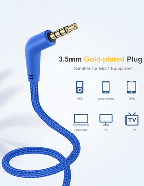 Nabevi Kids Headphones glaze blue travel-friendly design for trips.
