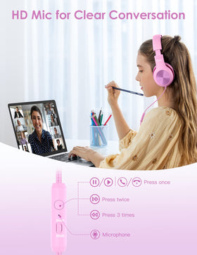 Nabevi Kids Headphones sharing function, two listening devices connected