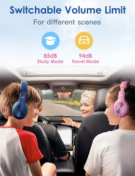 Soft, lightweight over-ear cushions for comfortable wear during study