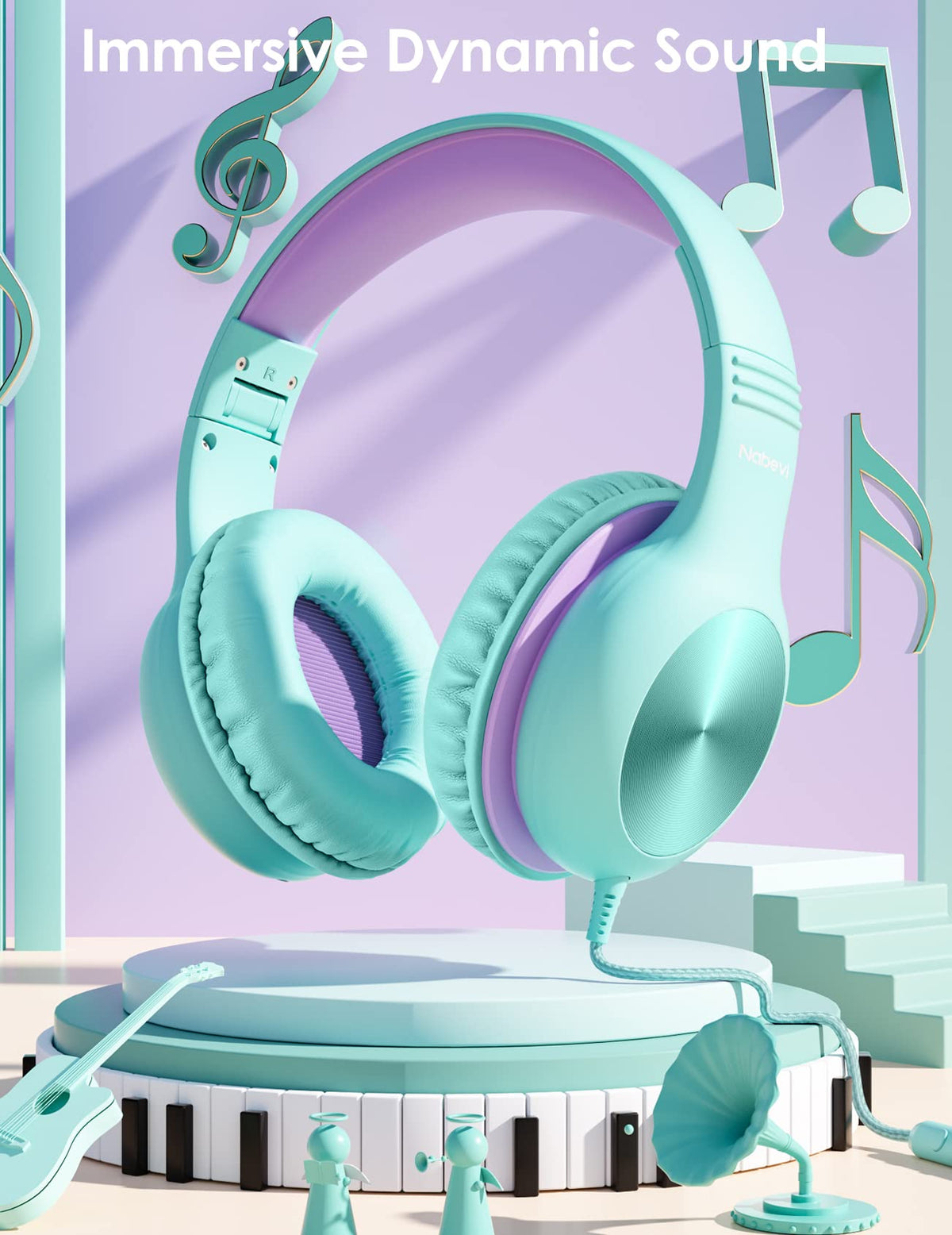 Nabevi sharing function allows two headphones to hear the same audio
