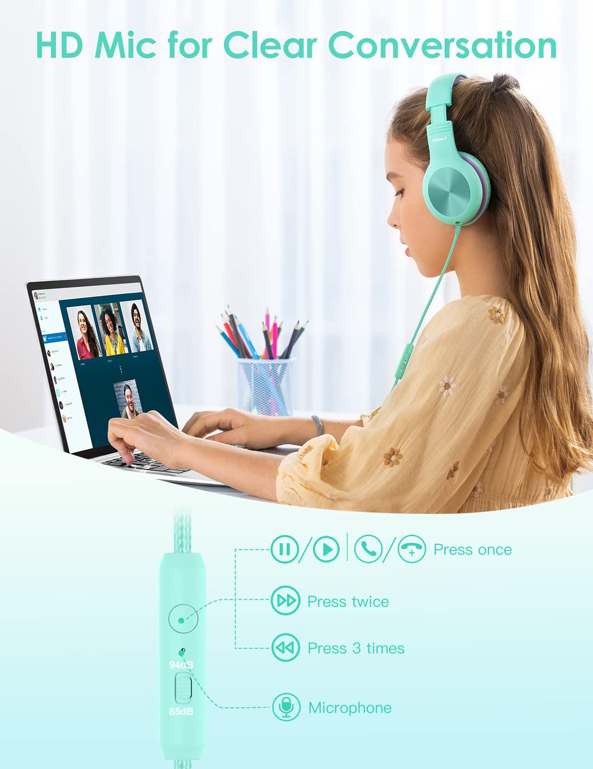 Nabevi volume limiter protects ears in a noisy environment