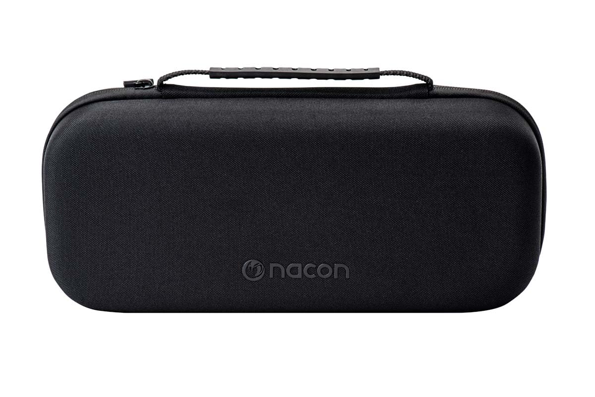 NACON Portal rigid case open view with inner compartment for accessories