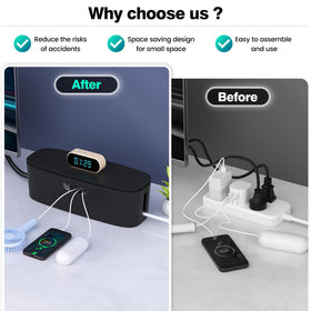 Naeety baby-proof cable hider protects kids from tangled wires