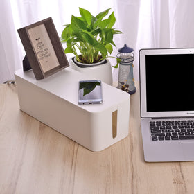 Naeety three boxes side-by-side showing size options and organized benefit
