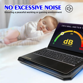 NAGAN cooling pad supports laptops from 14 to 17.3 inches