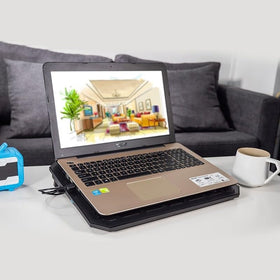 NAGAN gaming notebook cooler with ergonomic design for comfortable use