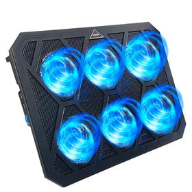 NAGAN laptop cooling pad with 6 fans for efficient cooling during gaming