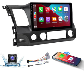 Naifay Honda Civic 2006-2011 10.1-inch touchscreen installed for seamless infotainment.