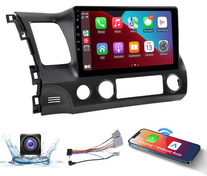 Naifay Honda Civic 2006-2011 10.1-inch touchscreen installed for seamless infotainment.