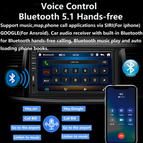 Naifay mirror link lets you control phone apps on the car screen.