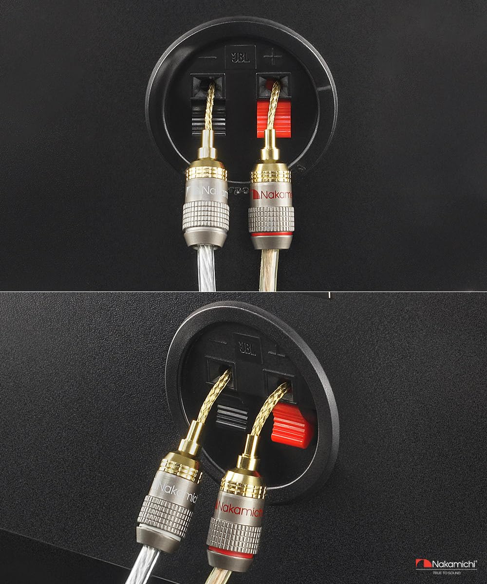 Compatible with 10 AWG to 18 AWG speaker wires for versatility.
