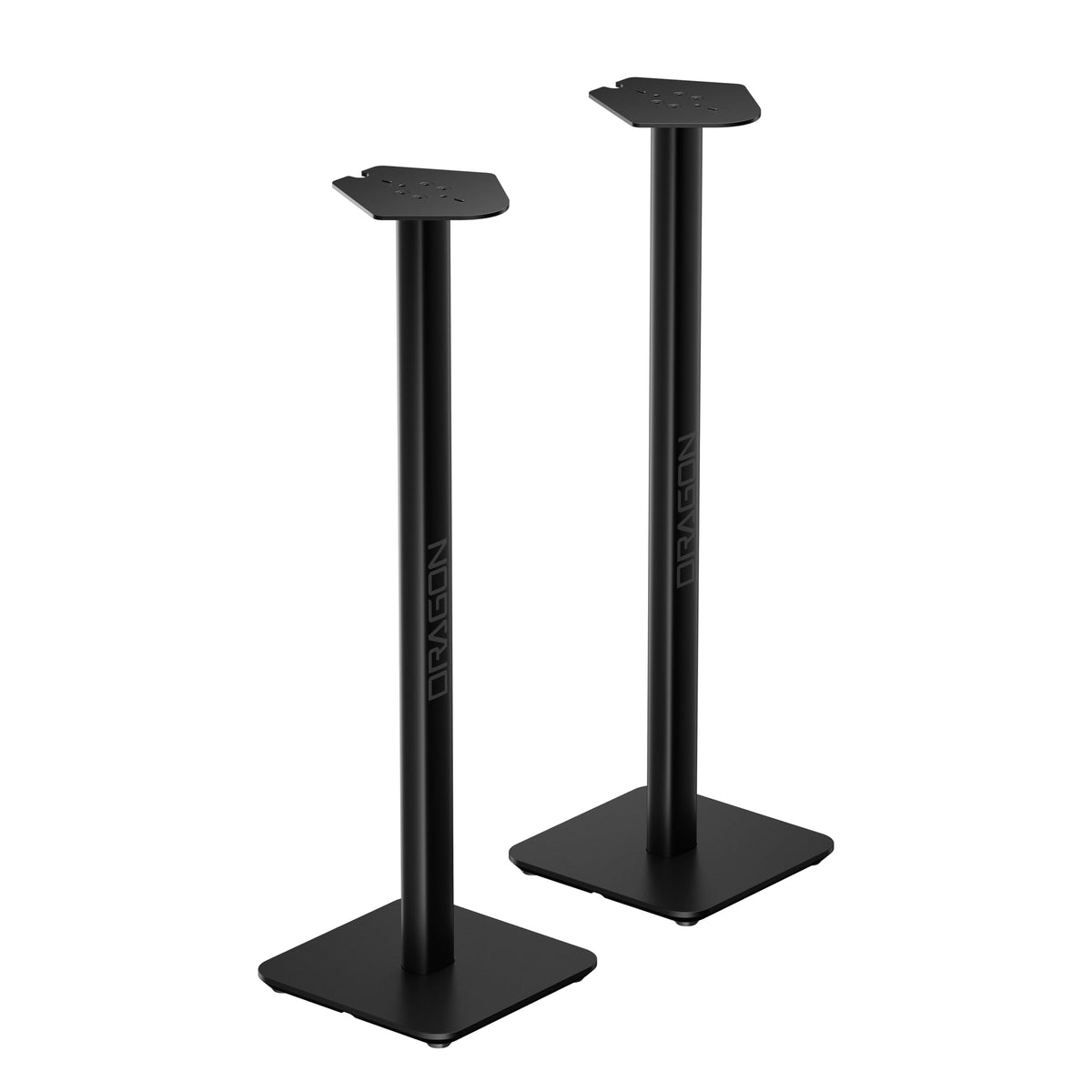 Nakamichi Dragon speaker stands side profile with premium matte finish