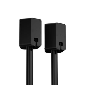 Nakamichi Dragon speaker stands with integrated wire management for clean cables