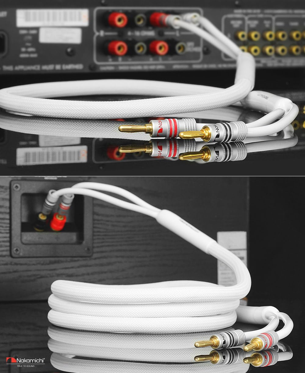 Nakamichi Excel quick-connect banana plug showcasing fast setup.