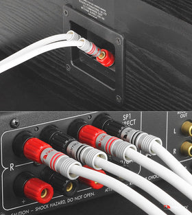 Nakamichi Excel two-pack speaker wire set for home theater wiring.