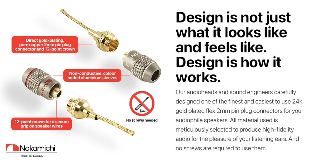 Secure-fit design reduces chances of loose connections during setup.