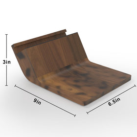 NAMAII walnut lifestyle desk setting blending with home office decor