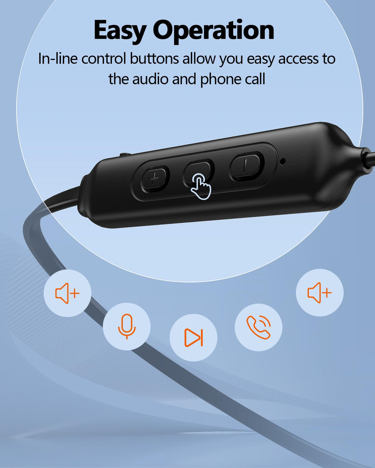 NANAMI charging cable and port view for fast convenient recharging