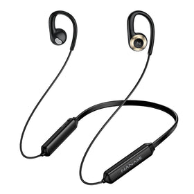 Nanami open-ear headphones showing wireless Bluetooth connectivity and clear sound.