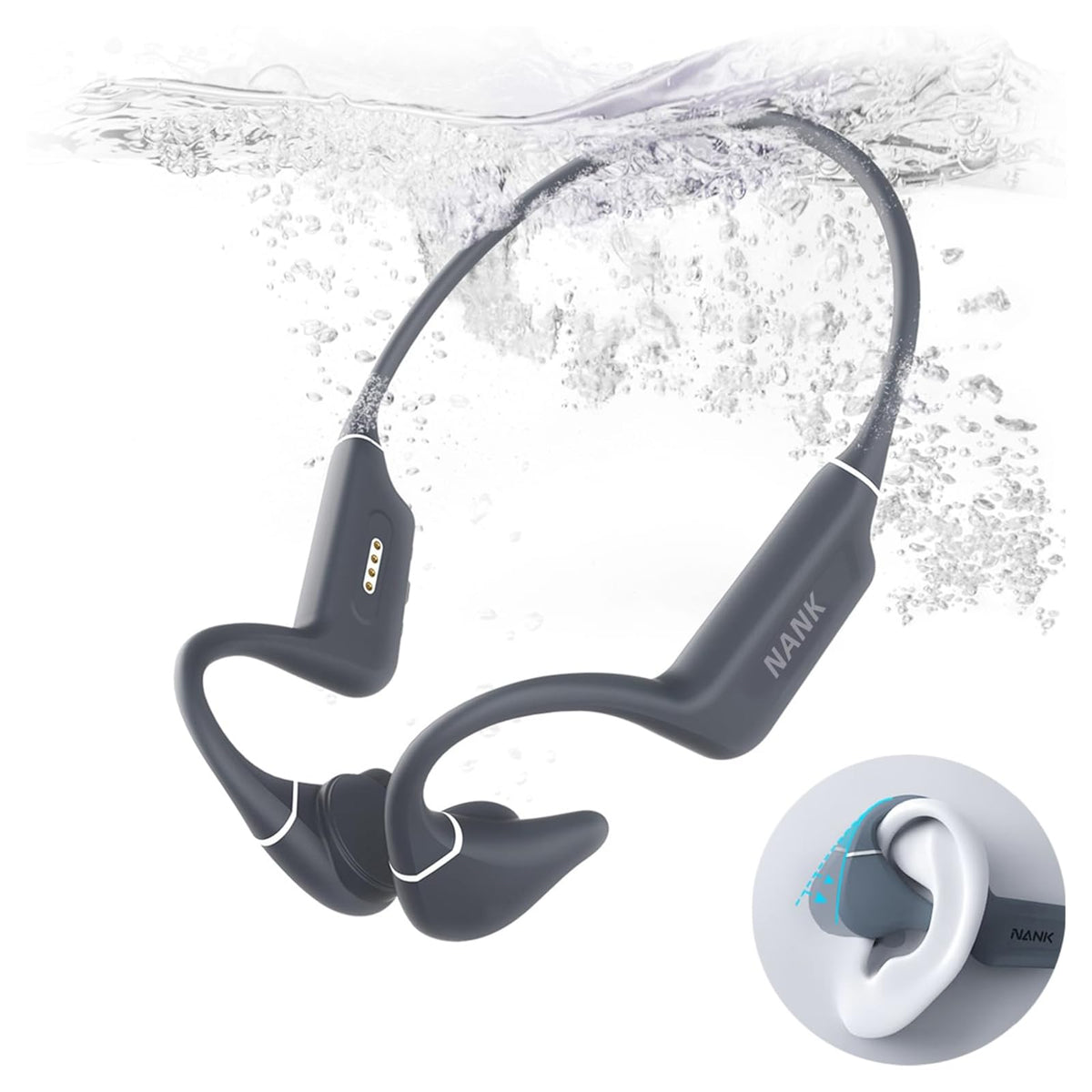 NANK Runner Diver2 Pro open-ear fit keeps you aware of surroundings during workouts