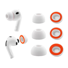 Nanlanfan memory foam ear tips for AirPods Pro 3 with white packaging for comfortable seal