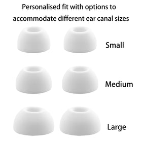 Nanlanfan three-pair set includes sizes S/M/L for AirPods Pro 3