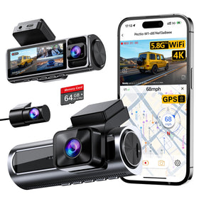 Nanoby 4K front camera captures crisp, wide-angle footage for daily driving safety