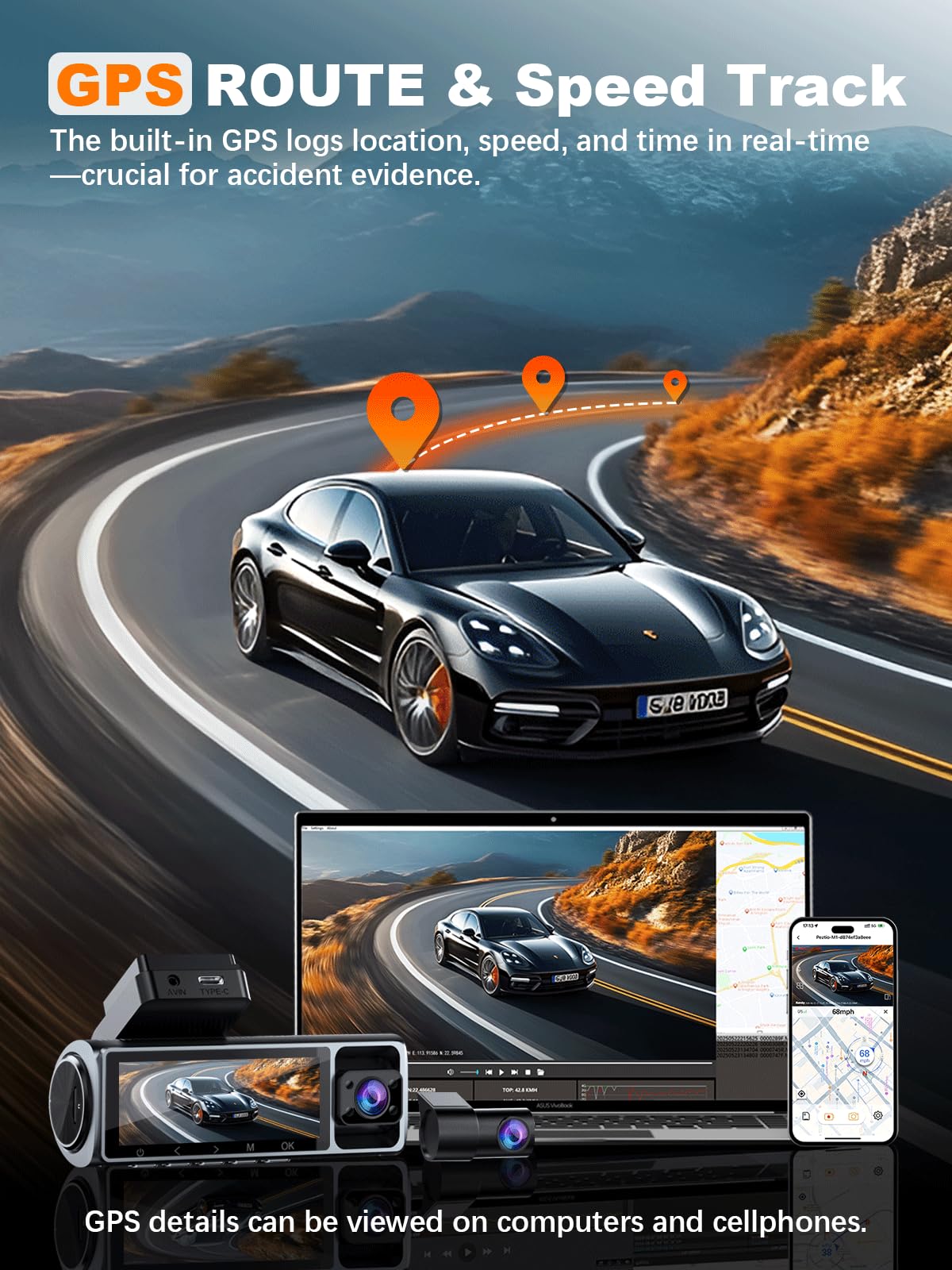 Nanoby 3.18-inch IPS display for easy playback and navigation
