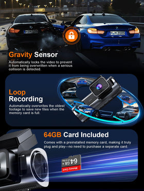 Nanoby preinstalled 64GB memory card saves setup time and immediate recording