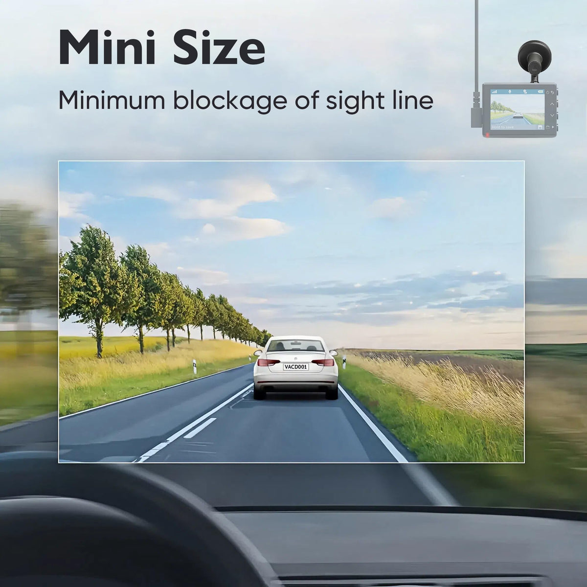 Secure hold on rough roads thanks to strong magnet and adhesive.