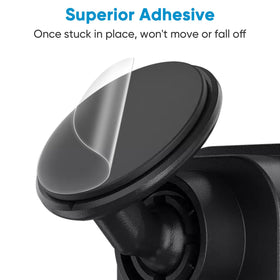 Naponal mount beside a coin to show scale and easy discreet placement benefit