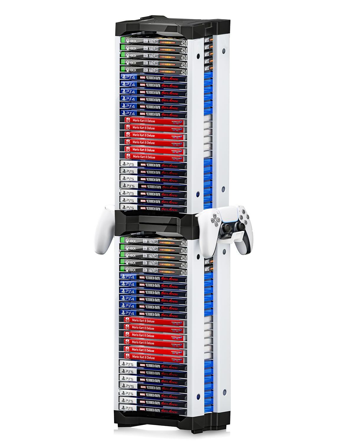 Nargos front view of tower showing neat rows and quick selection benefit