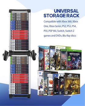 Nargos side-mounted controller holder visible with controller stored for easy access