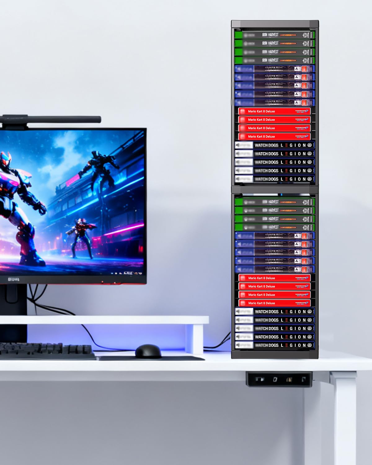 Nargos durable ABS construction protects game collections for years.