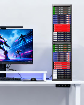 Nargos durable ABS construction protects game collections for years.