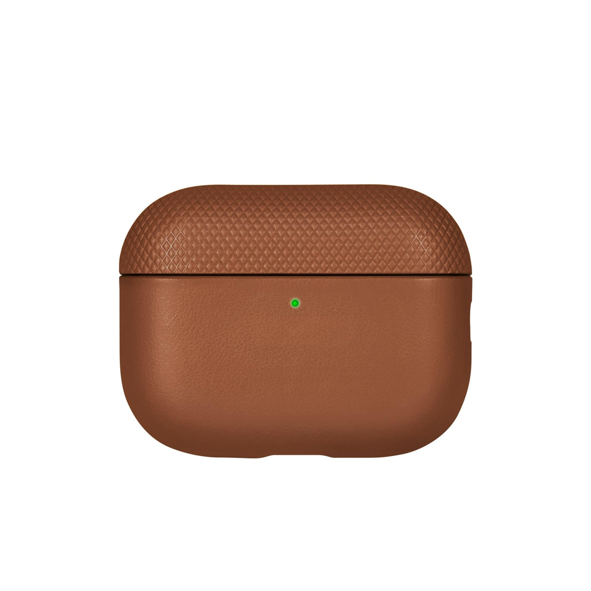Native Union front view of tan case showing neat fit and protection