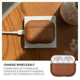Native Union case charging on wireless pad demonstrating convenience