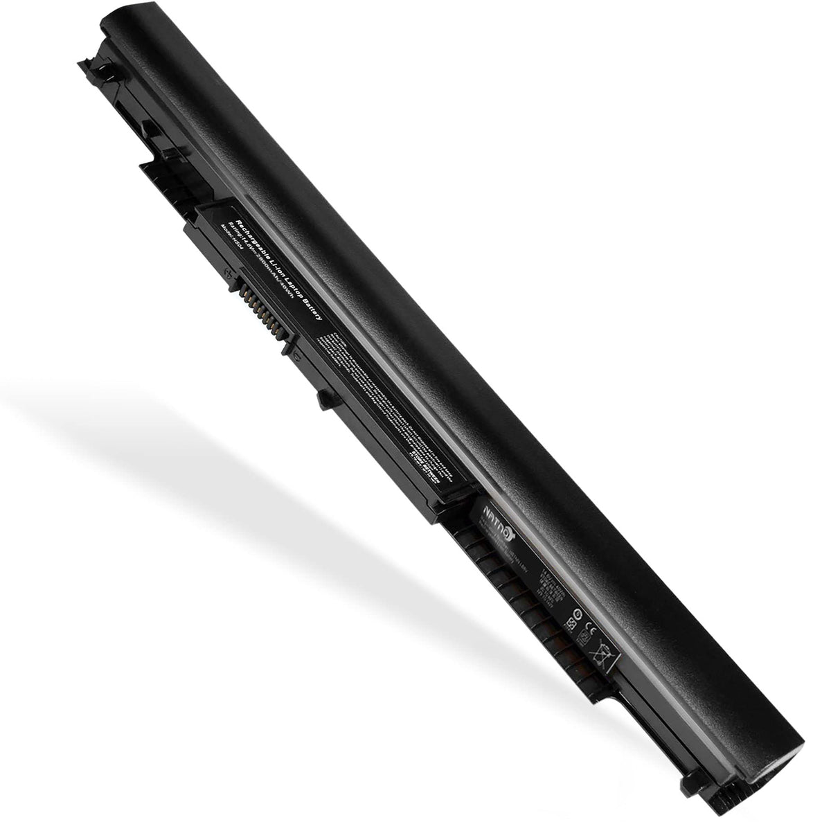 NATNO 807956-001 HS03 battery front view for HP Pavilion enhances reliability during long usage