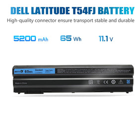 NATNO T54FJ 8858x battery for Dell Inspiron 17R-7720, broad compatibility with Dell laptops.