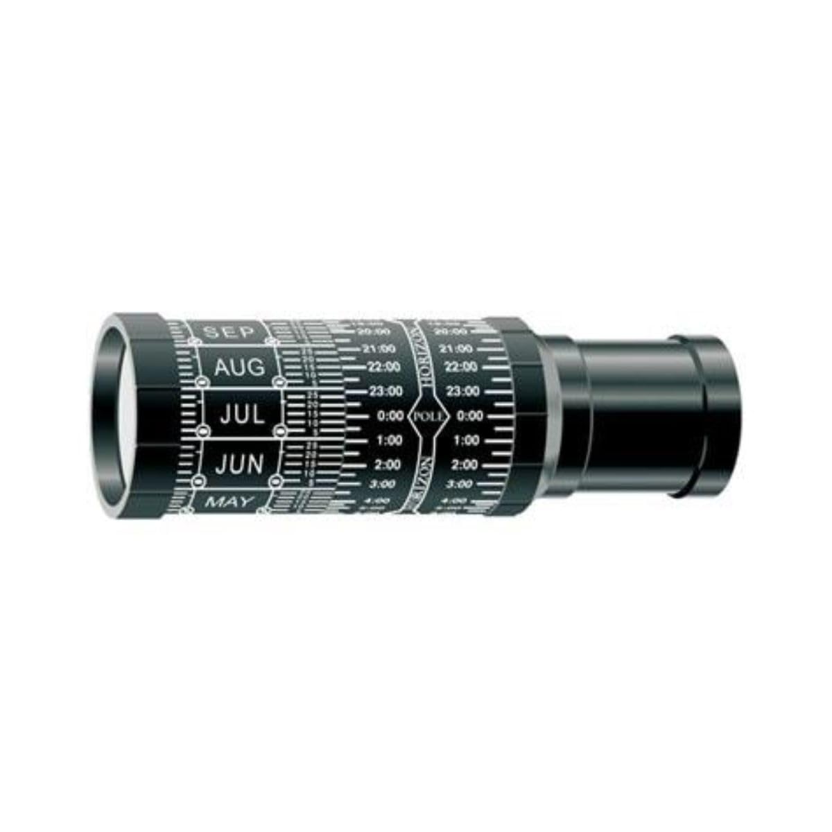 Navir Stellarscope front view showing black casing and multicoloured star map, easy identification