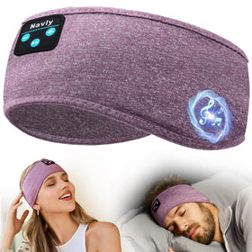 Navly headband front view showing slim profile and comfortable fit