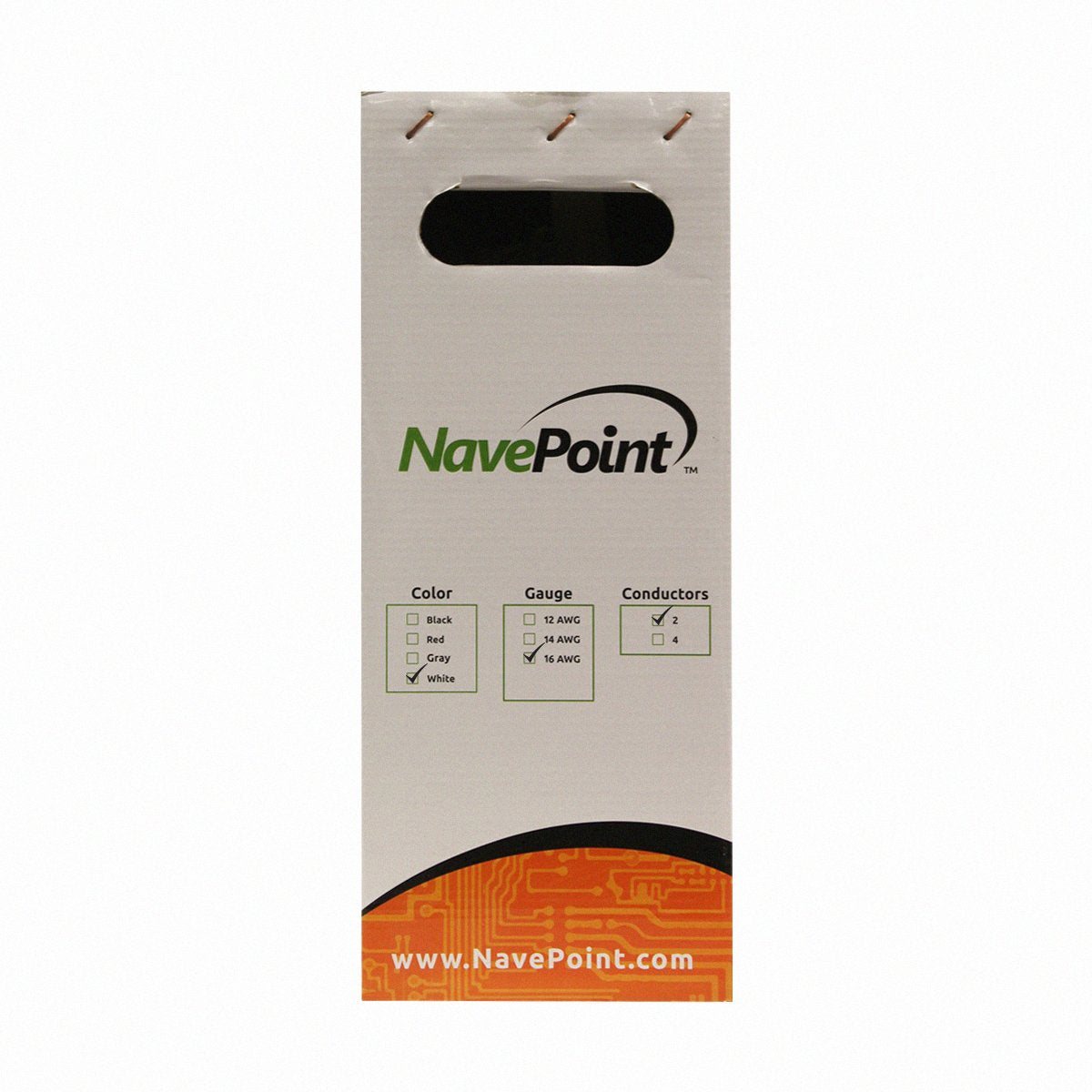 NavePoint pull box packaging makes storage and DIY runs easier.