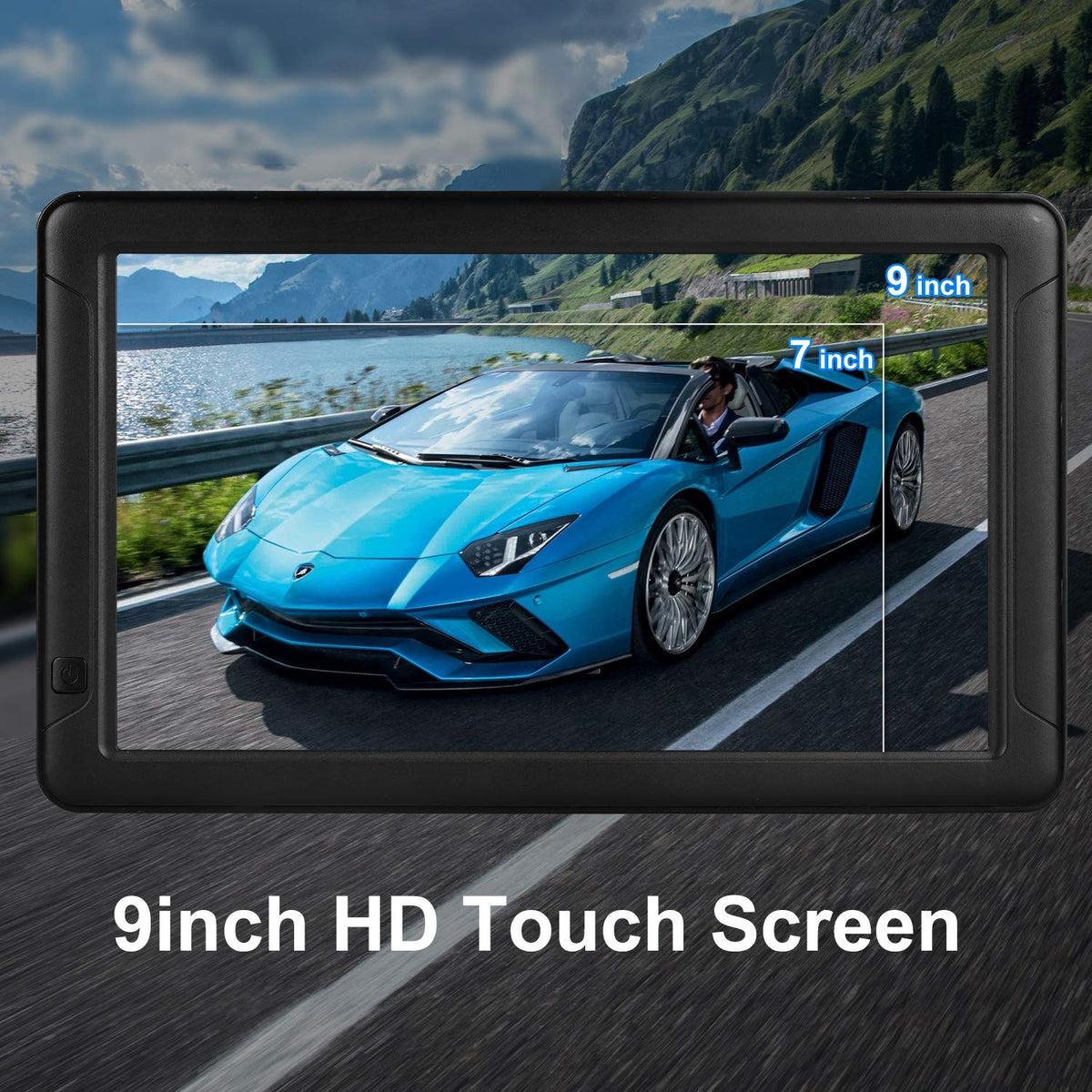 NAVRUF closeup touchscreen highlighting responsive touch control and clarity