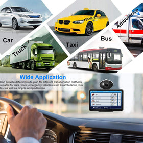 NAVRUF custom routing considers vehicle size to avoid restricted roads.