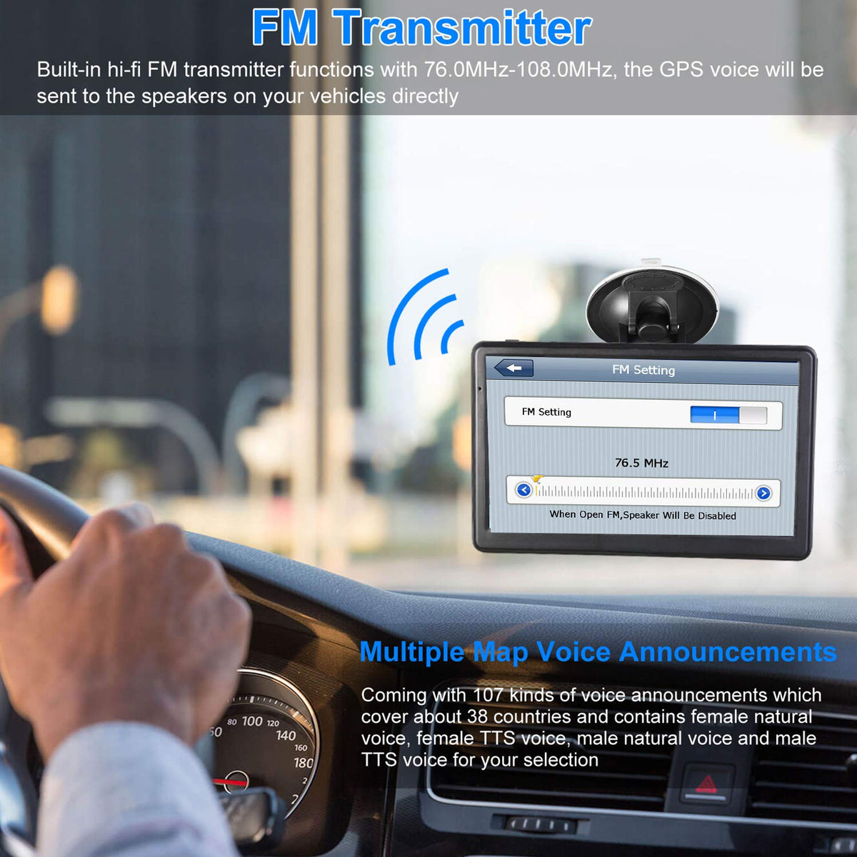 NAVRUF alerts for speed cameras with clear audible warnings.