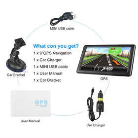 NAVRUF packaging and accessories showing complete in-box setup convenience