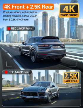 Navycrest rear camera 4K detail for license plates and events.